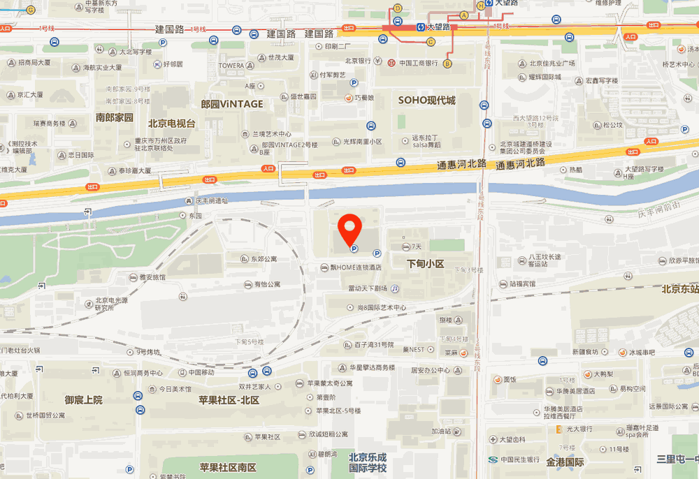 北京国家广告产业园位置地图